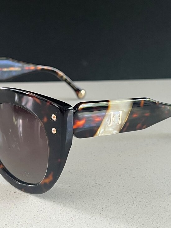 CAROLINA HERRERA Butterfly Full Rim Sunglasses - Brown main image 4